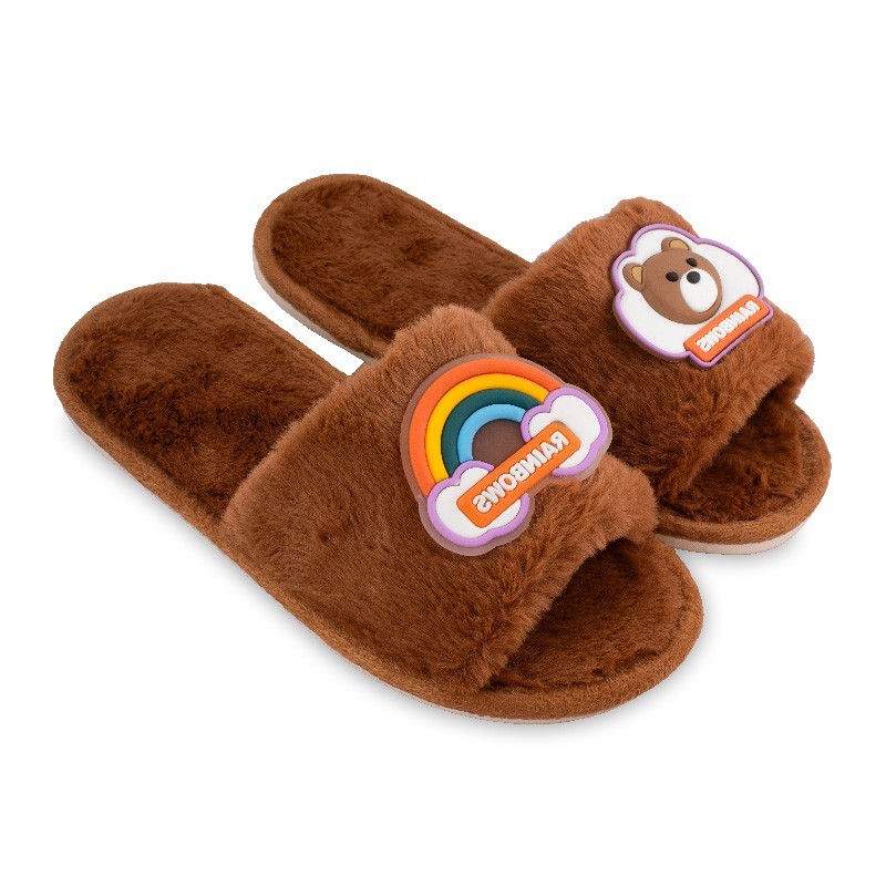 plush women's slippers