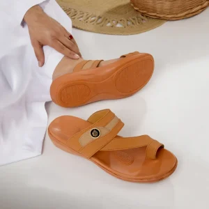 صندل عربی مردانه قهوه‌ای